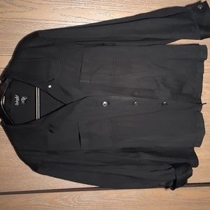 Rafaella womens vintage stretch black jacket with gorgeous metal design …